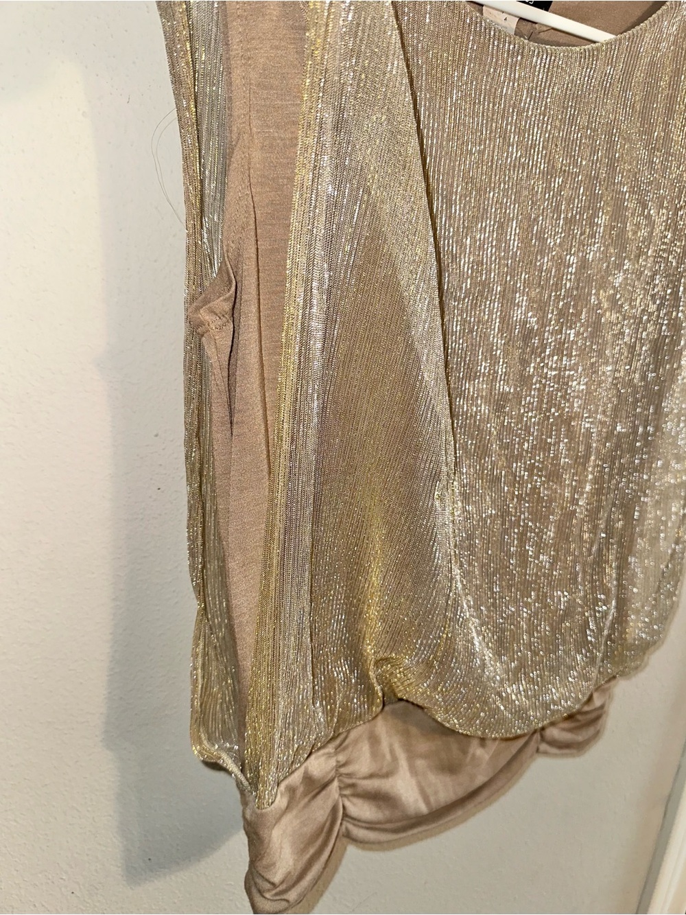 Gal Boss Gold Sleeveless Blouse - Picture 3 of 4